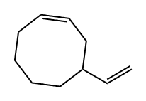 Cyclooctene, 4-ethenyl-, (Z)- (9CI) Structure