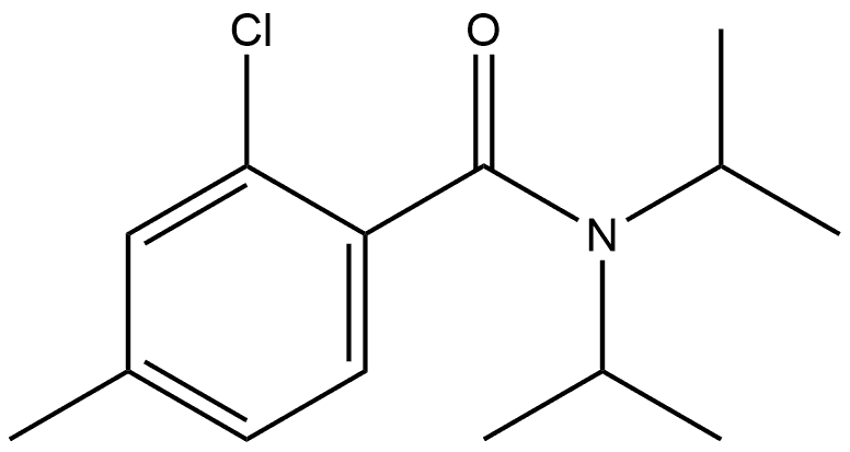 2-Chloro-4-methyl-N,N-bis(1-methylethyl)benzamide Structure