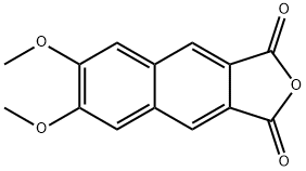 Naphtho[2,3-c]furan-1,3-dione, 6,7-dimethoxy- Structure