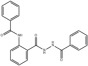 Benzoic acid, 2-(benzoylamino)-, 2-benzoylhydrazide Structure