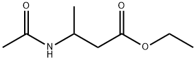 Butanoic acid, 3-(acetylamino)-, ethyl ester Structure