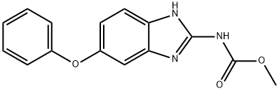 Carbamic acid, (5-phenoxy-1H-benzimidazol-2-yl)-, methyl ester (9CI) Structure