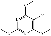 Pyrimidine, 5-bromo-2,4,6-trimethoxy- Structure