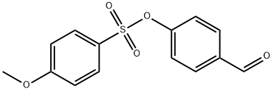 4-formylphenyl 4-methoxy-1-benzenesulfonate 구조식 이미지