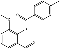 2-Formyl-6-methoxyphenyl 4-methylbenzoate Structure