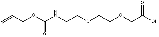 3,6,11-Trioxa-9-azatetradec-13-enoic acid, 10-oxo- Structure