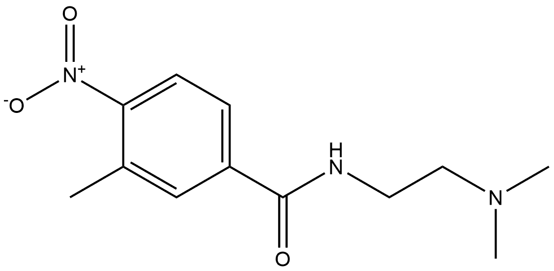 N-(2-(dimethylamino)ethyl)-3-methyl-4-nitrobenzamide Structure