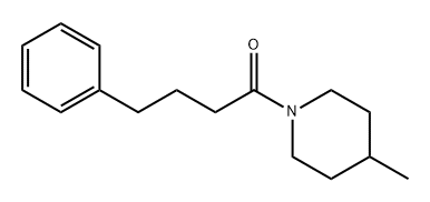 1-Butanone, 1-(4-methyl-1-piperidinyl)-4-phenyl- Structure