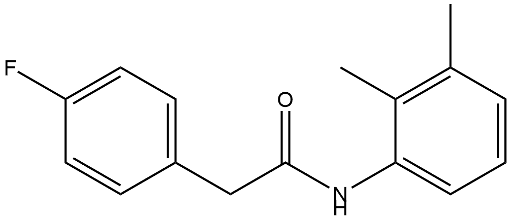 N-(2,3-Dimethylphenyl)-4-fluorobenzeneacetamide Structure