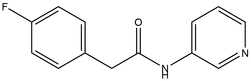 4-Fluoro-N-3-pyridinylbenzeneacetamide Structure