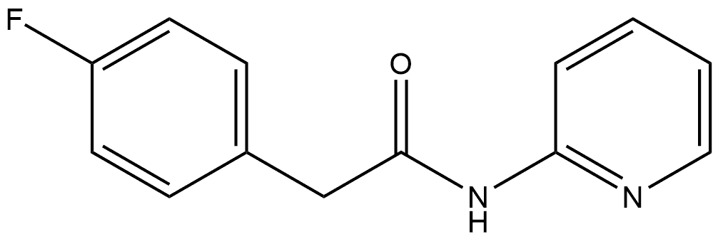 4-Fluoro-N-2-pyridinylbenzeneacetamide Structure