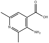 4-Pyridinecarboxylic acid, 3-amino-2,6-dimethyl- Structure