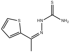 Hydrazinecarbothioamide, 2-[1-(2-thienyl)ethylidene]-, (2Z)- 구조식 이미지