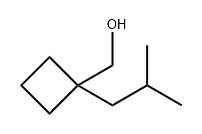 Cyclobutanemethanol, 1-(2-methylpropyl)- Structure