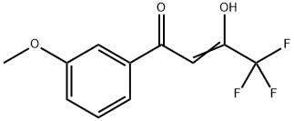 2-Buten-1-one, 4,4,4-trifluoro-3-hydroxy-1-(3-methoxyphenyl)- Structure