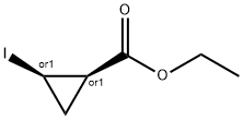 Cyclopropanecarboxylic acid, 2-iodo-, ethyl ester, (1R,2R)-rel- Structure