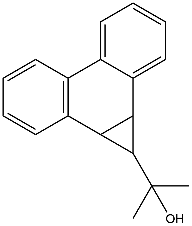 1H-Cyclopropa[l]phenanthrene-1-methanol, 1a,9b-dihydro-α,α-dimethyl- Structure