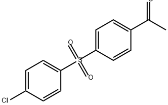 Ethanone, 1-[4-[(4-chlorophenyl)sulfonyl]phenyl]- Structure