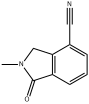 2-methyl-1-oxo-2,3-dihydro-1H-isoindole-4-carbonitrile Structure