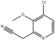 2-Pyridineacetonitrile, 4-chloro-3-methoxy- Structure