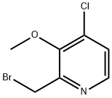 Pyridine, 2-(bromomethyl)-4-chloro-3-methoxy- Structure