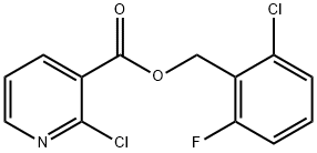 (2-chloro-6-fluorophenyl)methyl
2-chloropyridine-3-carboxylate Structure