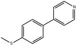 Pyridine, 4-[4-(methylthio)phenyl]- 구조식 이미지