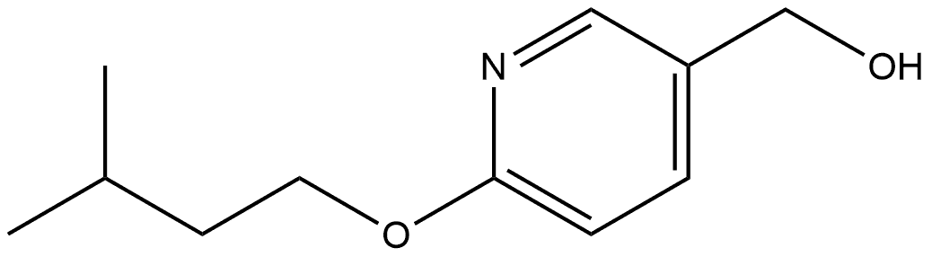 6-(3-Methylbutoxy)-3-pyridinemethanol 구조식 이미지