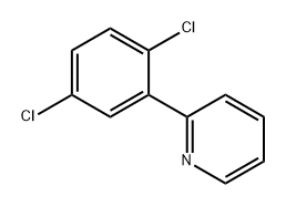 Pyridine, 2-(2,5-dichlorophenyl)- Structure