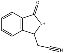 Isoindolin-1-one-3-acetonitrile Structure