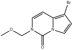 5-broMo-2-(MethoxyMethyl)pyrrolo[1,2-f]pyriMidin-1(2H)-one Structure