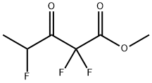 Pentanoic acid, 2,2,4-trifluoro-3-oxo-, methyl ester 구조식 이미지