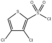 2-Thiophenesulfonyl chloride, 3,4-dichloro- 구조식 이미지