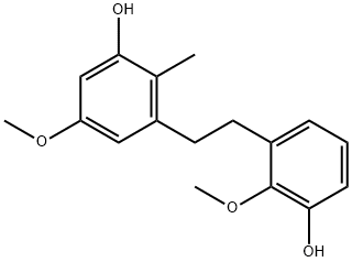 Phenol, 3-[2-(3-hydroxy-2-methoxyphenyl)ethyl]-5-methoxy-2-methyl- 구조식 이미지