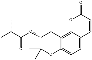 (R)-O-isobutyroyllomatin 구조식 이미지