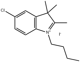 3H-Indolium, 1-butyl-5-chloro-2,3,3-trimethyl-, iodide (1:1) Structure