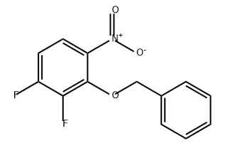 Benzene, 1,2-difluoro-4-nitro-3-(phenylmethoxy)- 구조식 이미지