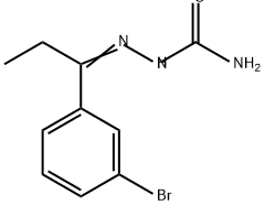 Hydrazinecarbothioamide, 2-[1-(3-bromophenyl)propylidene]- Structure