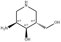 3-Piperidinemethanol, 5-amino-4-hydroxy-, (3R,4R,5S)-rel- (9CI) Structure