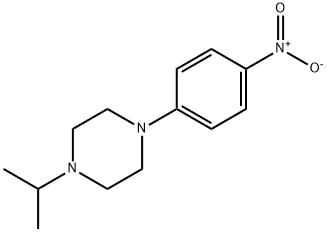 Piperazine, 1-(1-methylethyl)-4-(4-nitrophenyl)- Structure