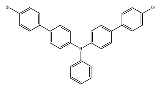 [1,1'-Biphenyl]-4-amine, 4'-bromo-N-(4'-bromo[1,1'-biphenyl]-4-yl)-N-phenyl- Structure