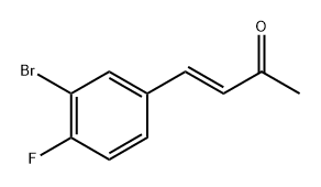 4-(3-Bromo-4-fluorophenyl)but-3-en-2-one Structure