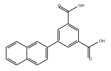1,3-Benzenedicarboxylic acid, 5-(2-naphthalenyl)- Structure