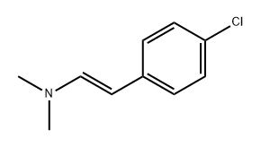 Ethenamine, 2-(4-chlorophenyl)-N,N-dimethyl-, (1E)- Structure