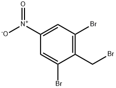 Benzene, 1,3-dibromo-2-(bromomethyl)-5-nitro- Structure