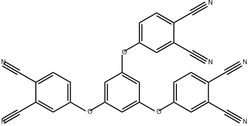 1,2-Benzenedicarbonitrile, 4,4',4''-[1,3,5-benzenetriyltris(oxy)]tris- (9CI) Structure