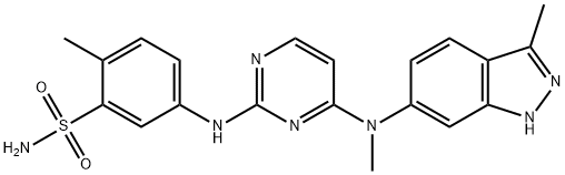 Pazopanib Impurity 3 구조식 이미지