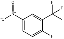 2-(1,1-difluoroethyl)-1-fluoro-4-nitrobenzene Structure