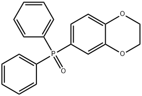 Phosphine oxide, (2,3-dihydro-1,4-benzodioxin-6-yl)diphenyl- Structure