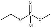 Phosphoric acid, monoethyl monomethyl ester Structure